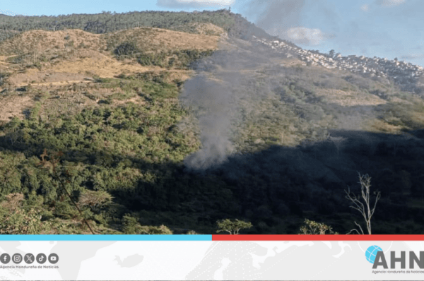 Helicóptero se accidenta en la capital de Honduras