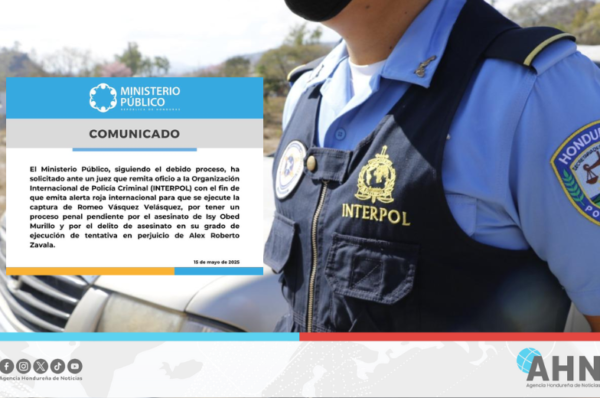 Ministerio Público hondureño solicita a Interpol emitir alerta roja contra exgeneral golpista