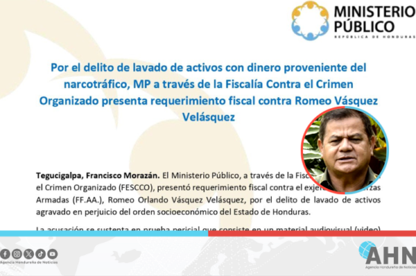 Presentan nuevo requerimiento fiscal contra exgeneral golpista de Honduras