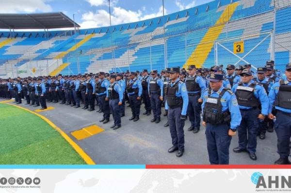 Policía despliega dispositivo de seguridad para final de fútbol hondureño