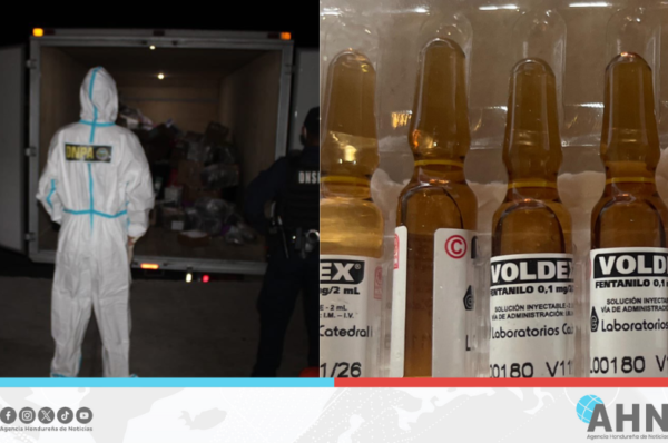 Autoridades incautan ampollas de fentanilo en el sur de Honduras
