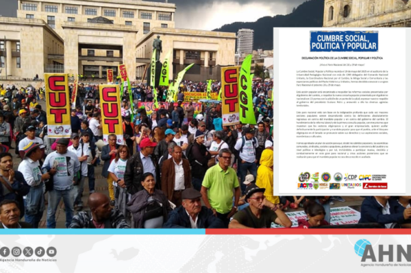 Centrales obreras colombianas anuncian paro en respaldo a consulta popular del presidente Petro