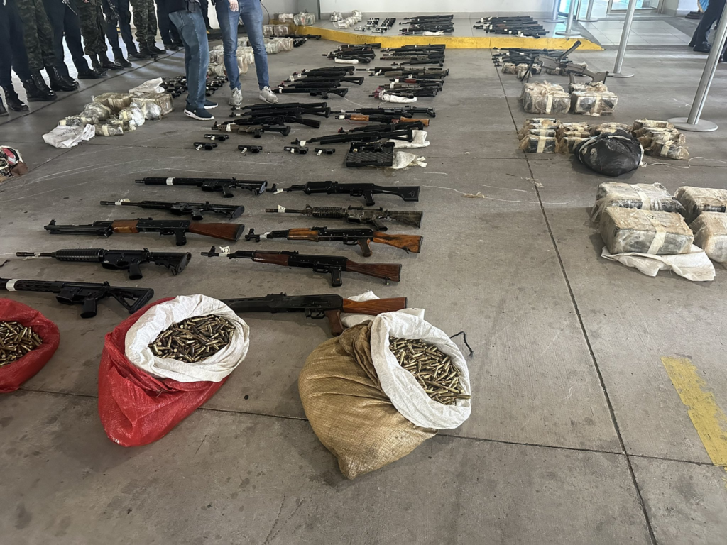 Afirman que armas incautadas en Honduras iban destinadas a cartel de droga.