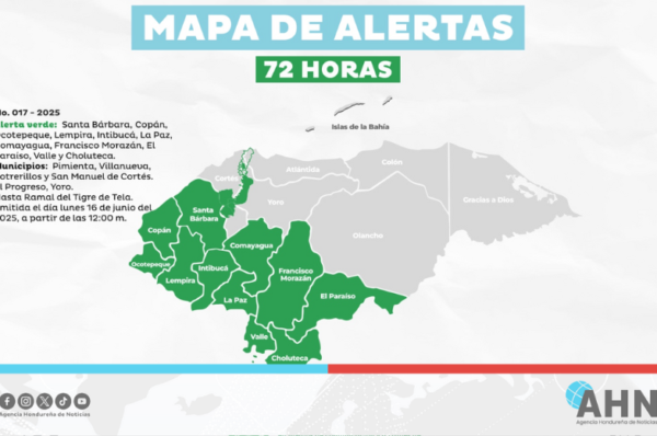 Extienden alerta verde en departamento noroccidental de Honduras