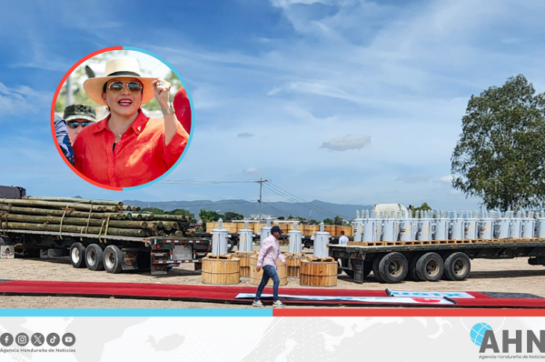 Presidenta Castro entrega insumos eléctricos para beneficiar a 63 comunidades de Honduras