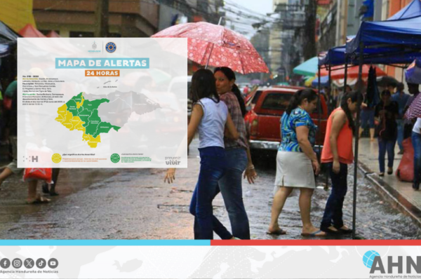 Declaran alerta amarilla en siete departamentos de Honduras