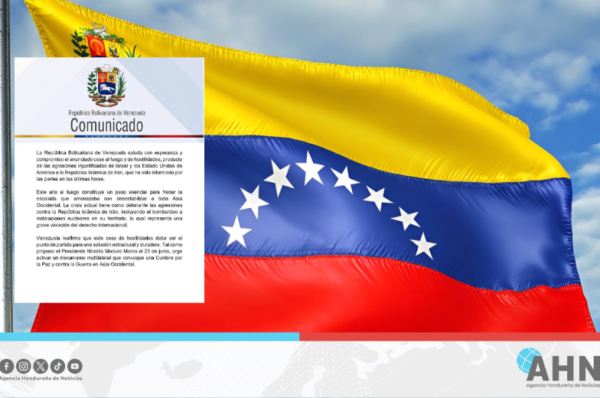 Venezuela respalda acuerdo de alto al fuego entre Irán-Israel