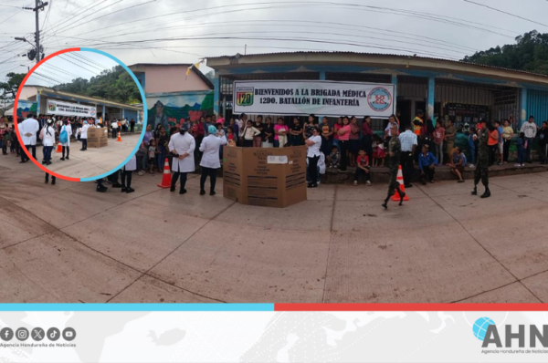 FFAA desarrollan brigada médica en occidente de Honduras