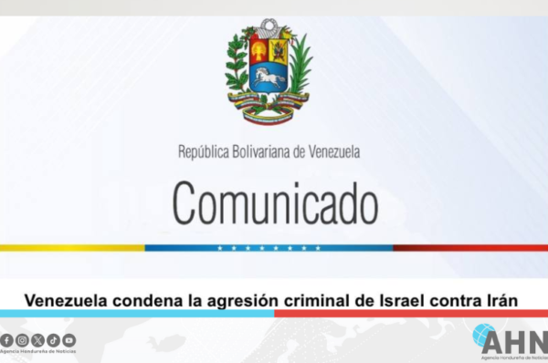 Venezuela condena ataques de Israel contra territorio iraní