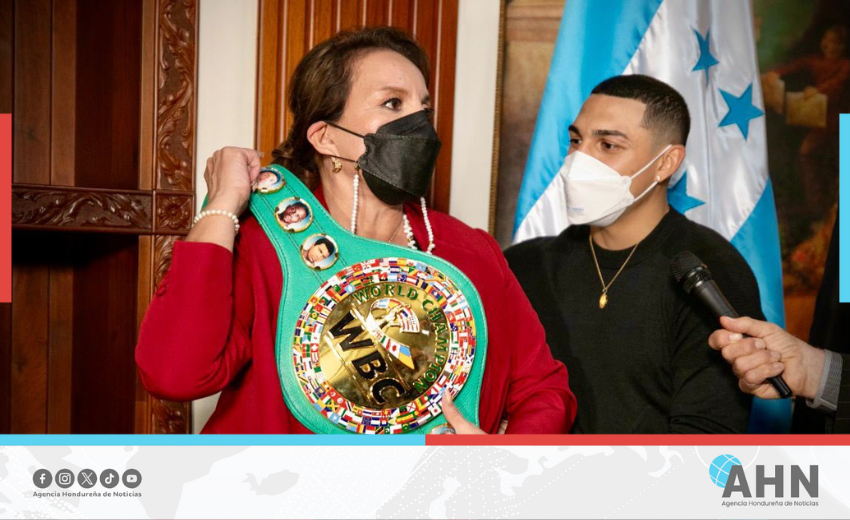 Presidenta Castro responde a petición del boxeador hondureño Teófimo López