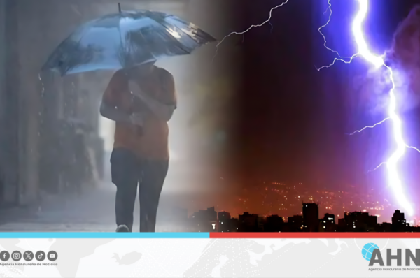Pronostican lluvias con actividad eléctrica en Honduras