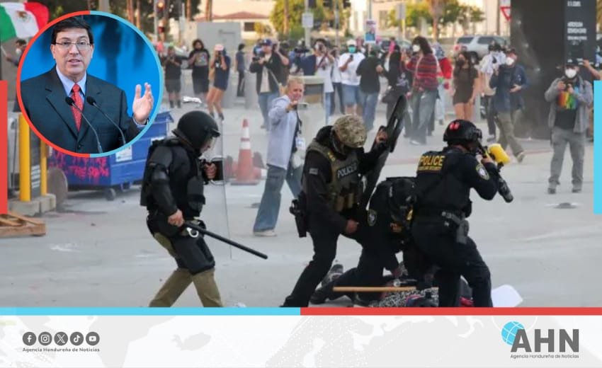 Cuba denuncia racismo sistemático tras protestas en EEUU por redadas antiinmigrantes