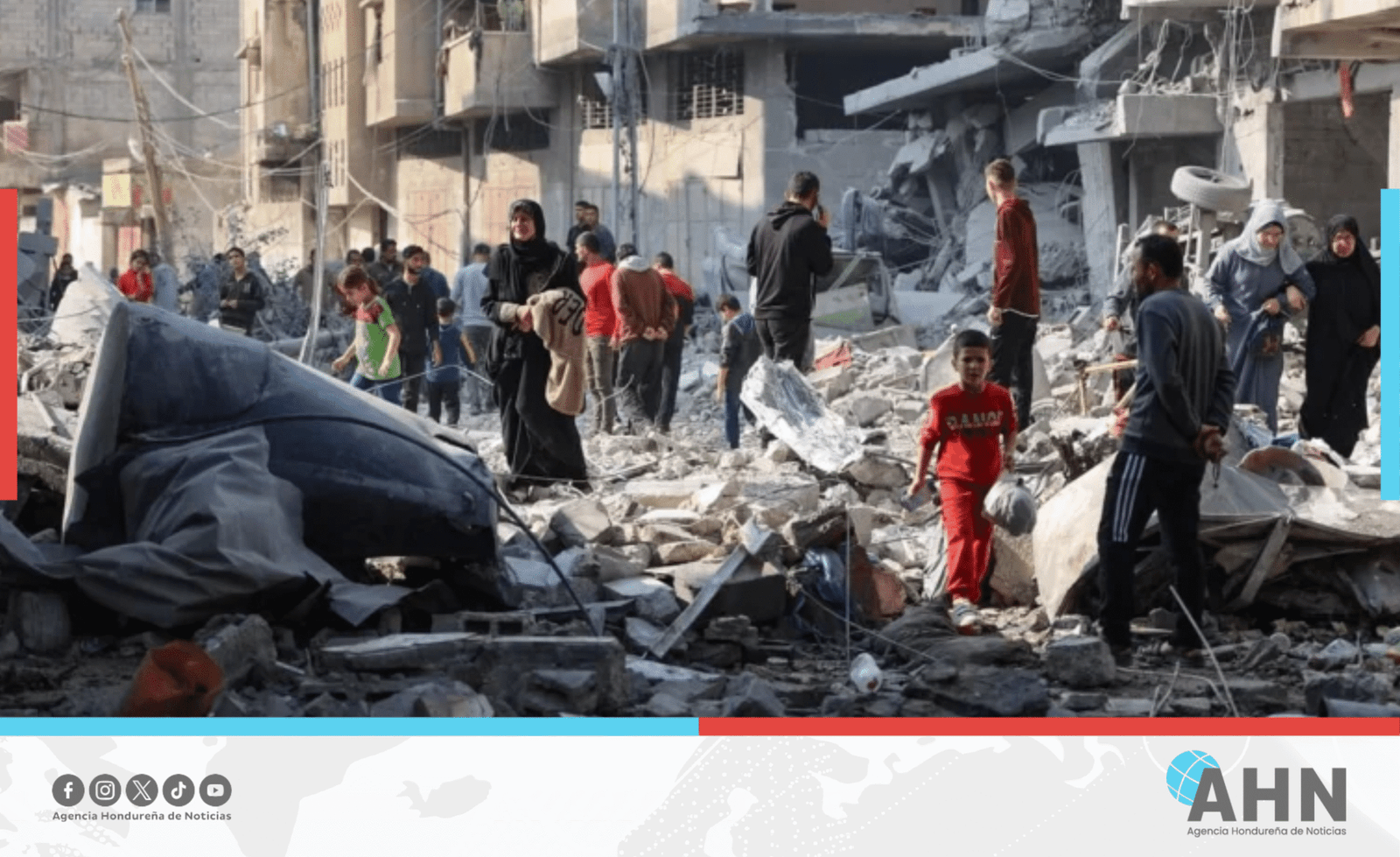 Nuevo bombardeo israelí en Gaza causa la muerte de 17 civiles