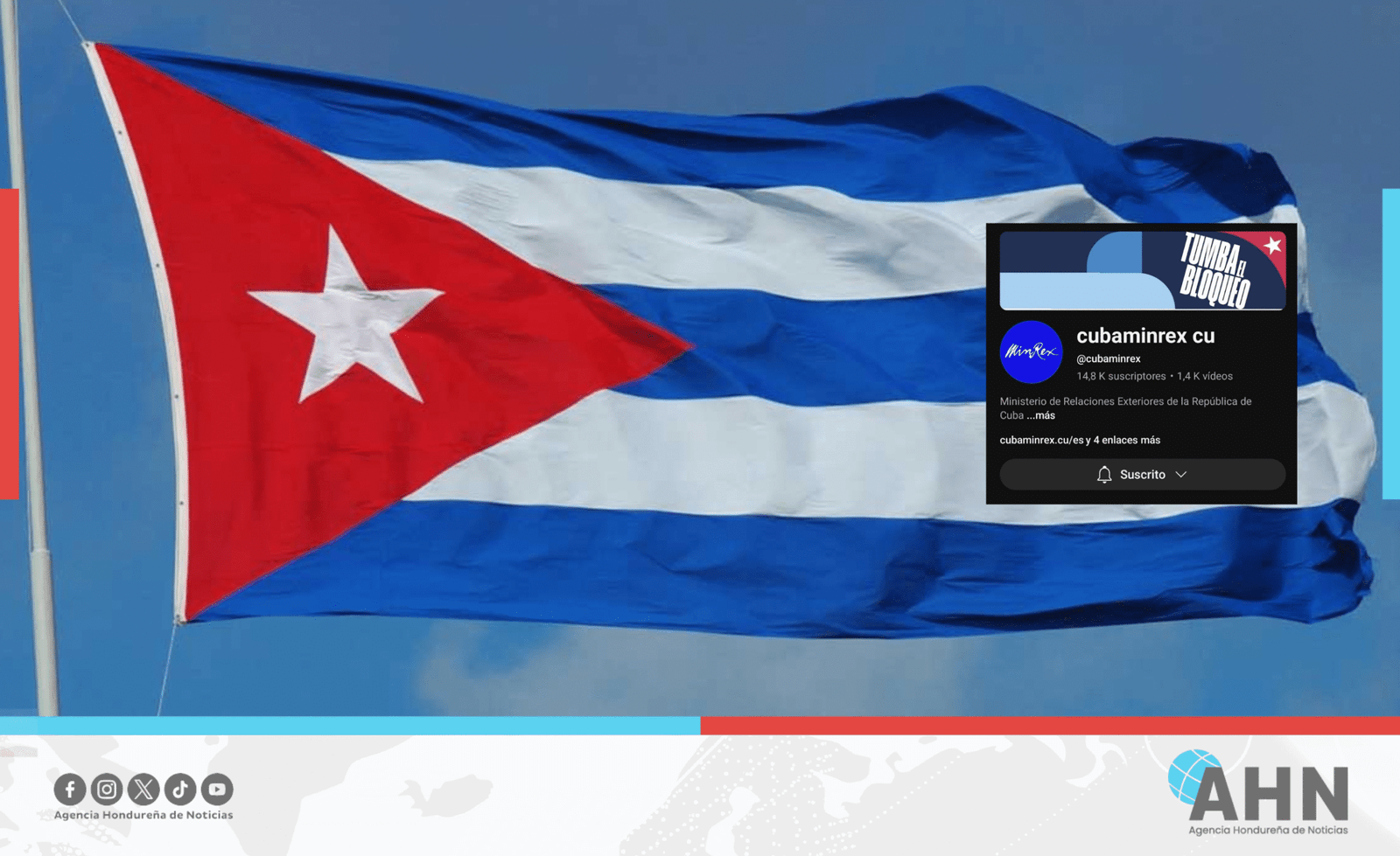 Gobierno cubano denuncia ciberataque a su canal en YouTube