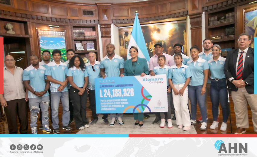 Comité Olímpico de Honduras agradeció apoyo histórico del gobierno de Presidenta Castro