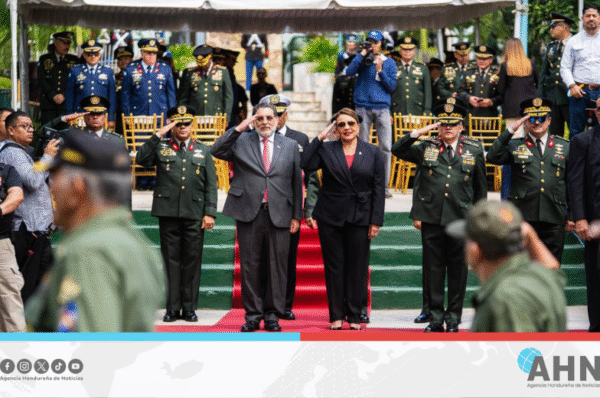 Presidenta Castro participa en el 56° aniversario del cese al fuego entre Honduras y El Salvador
