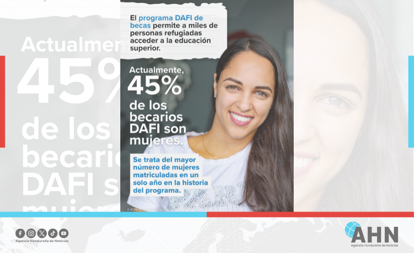 ACNUR destaca programa de becas universitarias para refugiados
