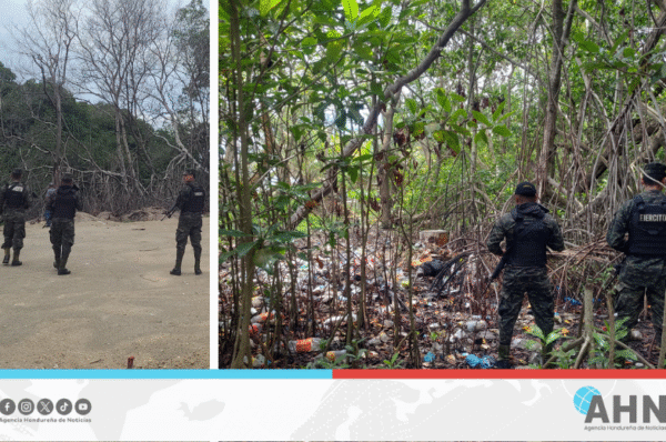 Instituto forestal hondureño realiza inspección por contaminación de basura en zona caribeña