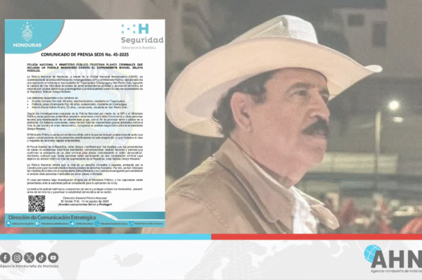 Policía en Honduras captura implicados de planificar atentado contra expresidente Zelaya