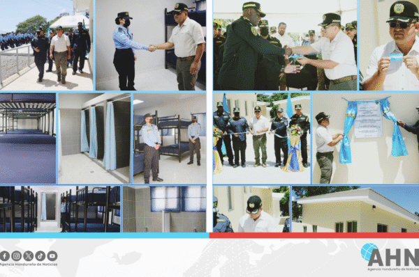 Invierten 12 millones de lempiras para fortalecer infraestructura policial en Honduras