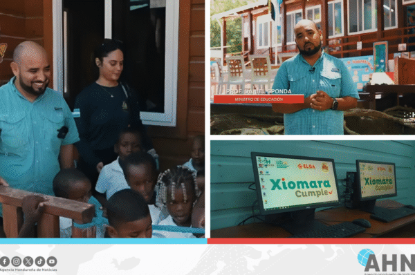 Gobierno entrega escuela remodelada en comunidad del Caribe hondureño