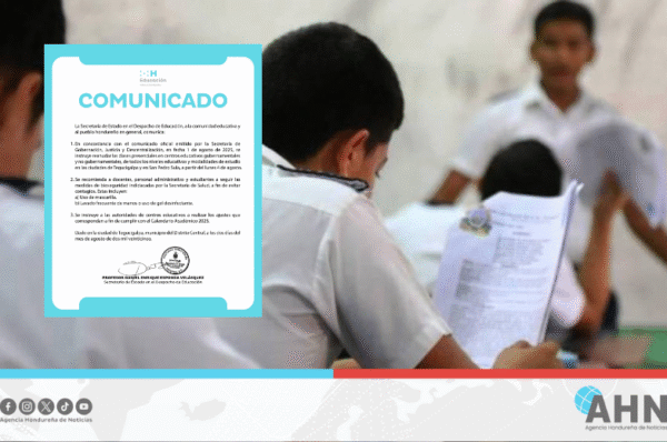 Gobierno hondureño anuncia retorno a clases presenciales por descenso de enfermedades respiratorias