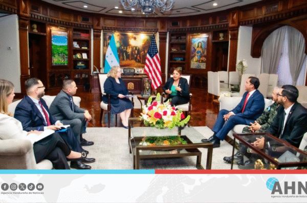 Presidenta de Honduras y encargada de negocios de EEUU abordaron estrategias de defensa y migración