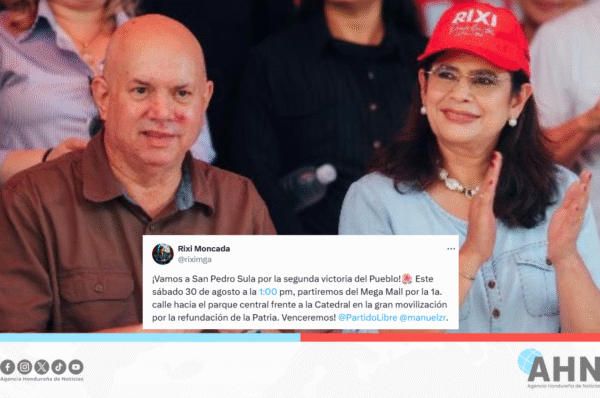 Abogada Rixi Moncada convoca militancia de Partido libre a “Gran Movilización Nacional”