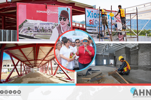 Presidenta Xiomara Castro supervisa construcción de nuevo hospital en occidente de Honduras