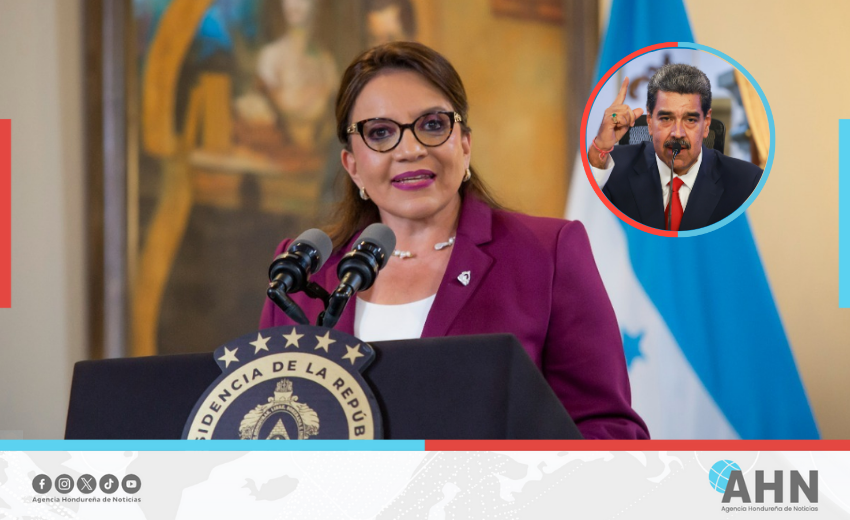 Presidenta de Honduras rechaza acusaciones estadounidenses contra gobernante venezolano