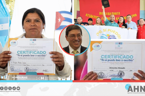 Canciller cubano destaca éxito de programa “Yo, sí puedo” al erradicar el analfabetismo en Honduras