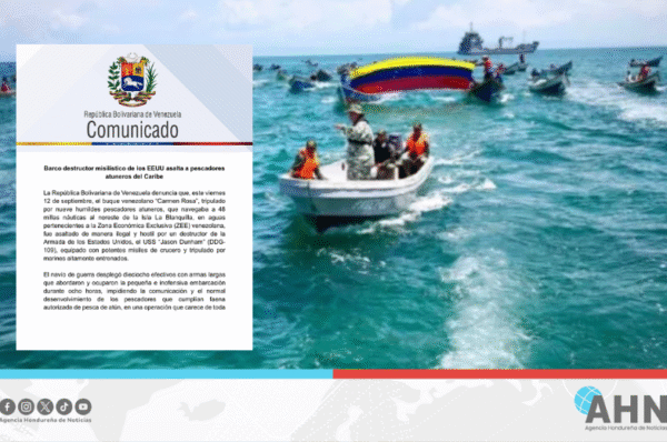 Venezuela denuncia ataque de buque estadounidense a pescadores en el Caribe