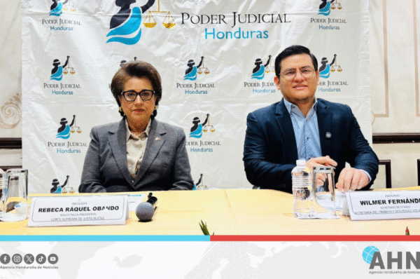Secretaría de Trabajo y Poder Judicial firman convenio para garantizar justicia sindical en Honduras