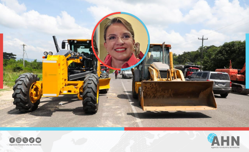 Presidenta hondureña ordena inicio de modernización de carretera en zona norte