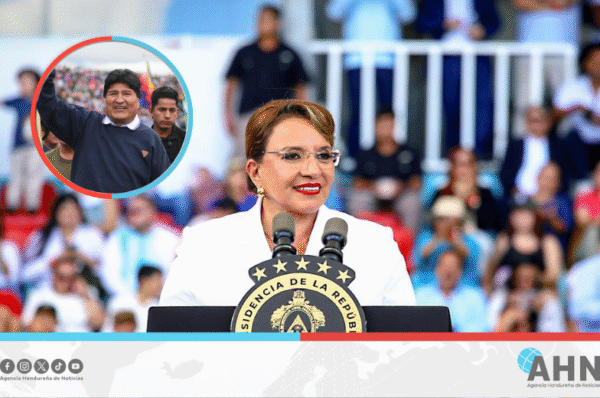 Evo Morales felicita a Presidenta de Honduras por su cumpleaños