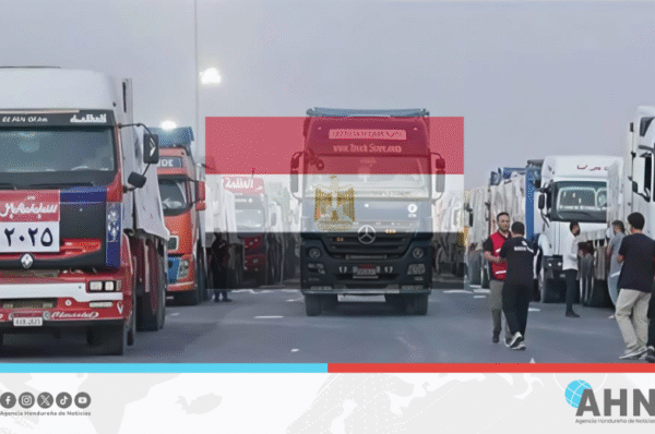 Egipto envía nueva caravana de camiones de ayuda humanitaria a Gaza