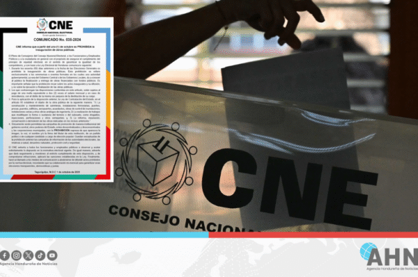 Consejo Electoral prohíbe inauguración de obras públicas en Honduras