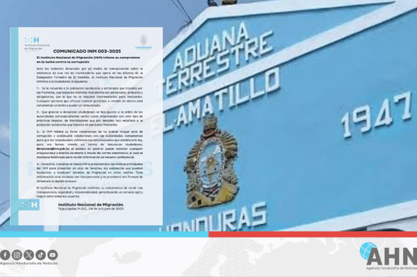 Migración de Honduras reitera “cero tolerancia” a la corrupción