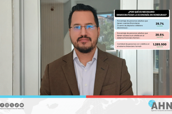 Analista urge democratizar economía para ampliar oportunidades financieras en Honduras