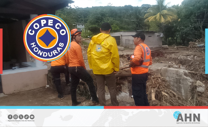 Autoridades hondureñas informan daños tras fuerte lluvia en el pais