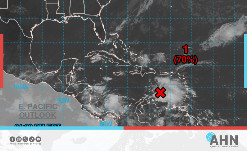 Honduras mantiene vigilancia por onda tropical cercana al Caribe