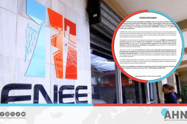 ENEE activa protocolos de seguridad ante emergencia climática en Honduras