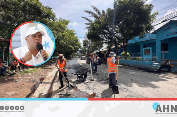 Avanza la rehabilitación vial de la capital hondureña