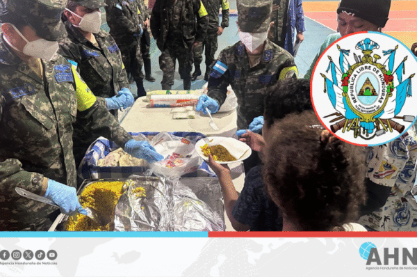 FFAA entrega ayuda en albergues del norte de Honduras