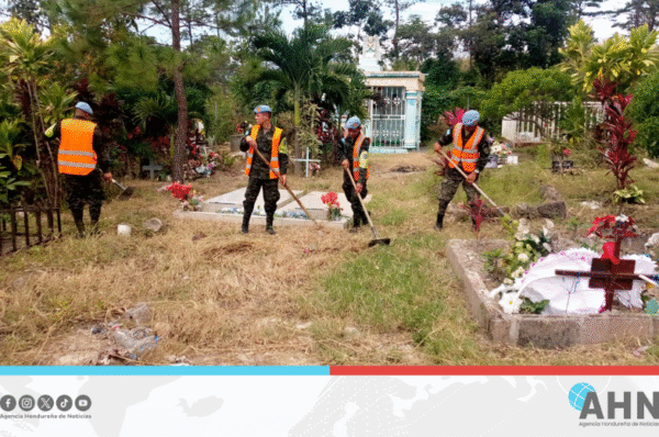 Fuerzas Armadas de Honduras realizan jornada social por Día de Difuntos