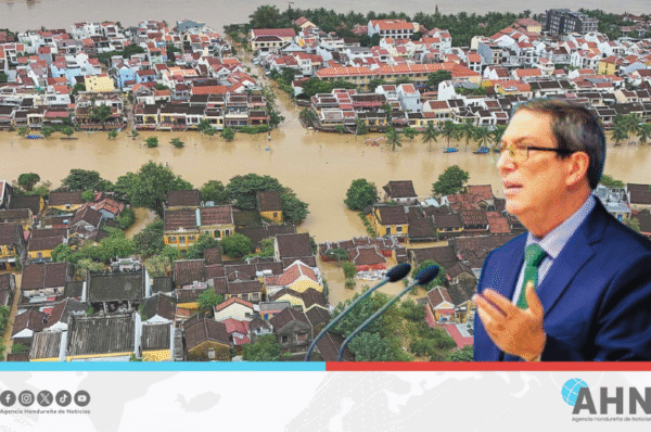 Canciller de Cuba se solidariza con Vietnam tras paso de tifón Kalmaegi