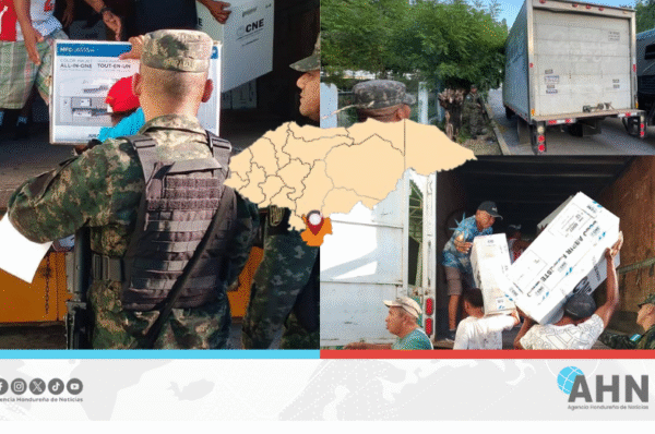 FFAA hondureña avanza en la distribución del material electoral en municipios de la zona sur del país