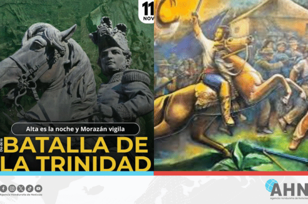 Conmemoran en Honduras el 198 aniversario de la Batalla de la Trinidad