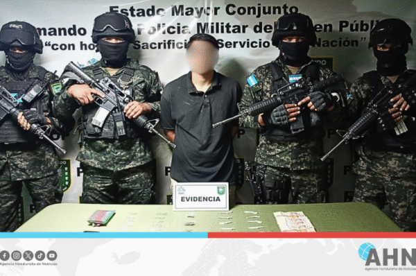 Policía Militar captura a miembro de la MS-13 en Honduras