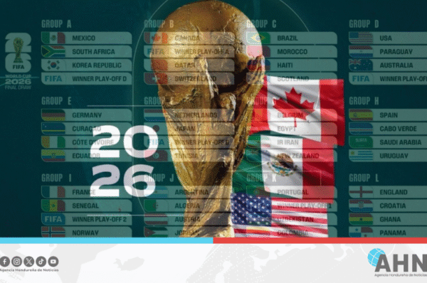Definidos los grupos del Mundial United 2026